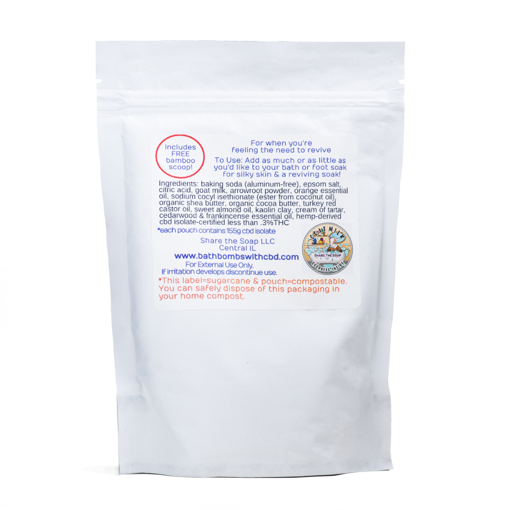 REVIVE CBD Goat Milk Bath Powder FREE SHIPPING